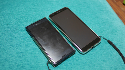 XperiaとPixel3a